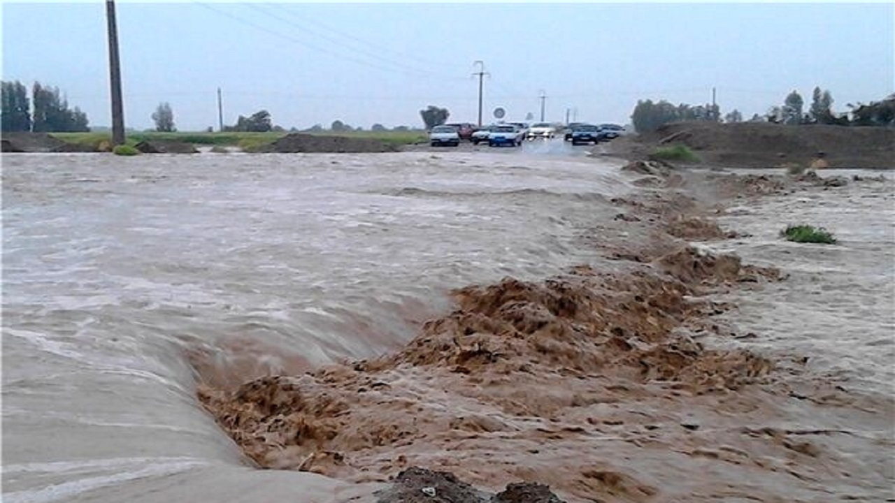 آبگرفتگی سه خانه مسکونی در روستای مورچگان