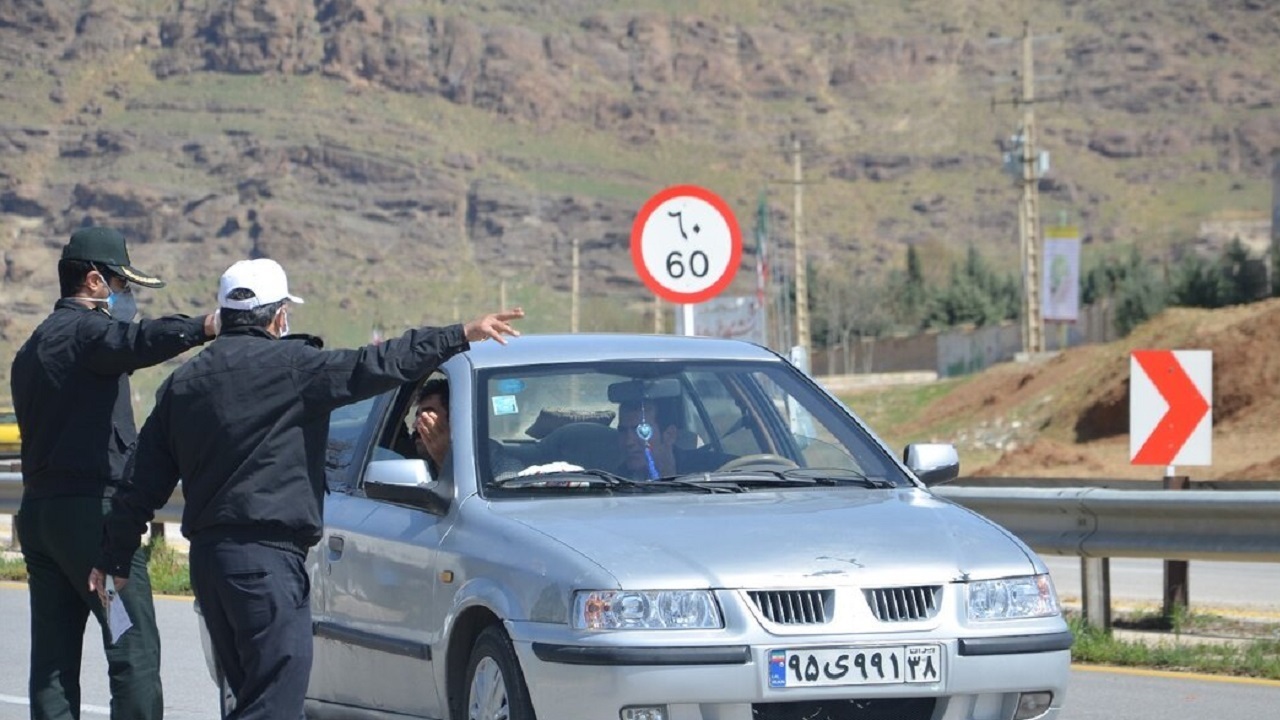 برخورد با رانندگان متخلف در طرح نوروزی پلیس