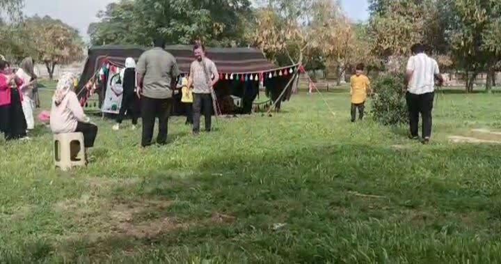 نوروزگاه عشایری صالح شهر در حال خدمت رسانی به مسافران نوروزی