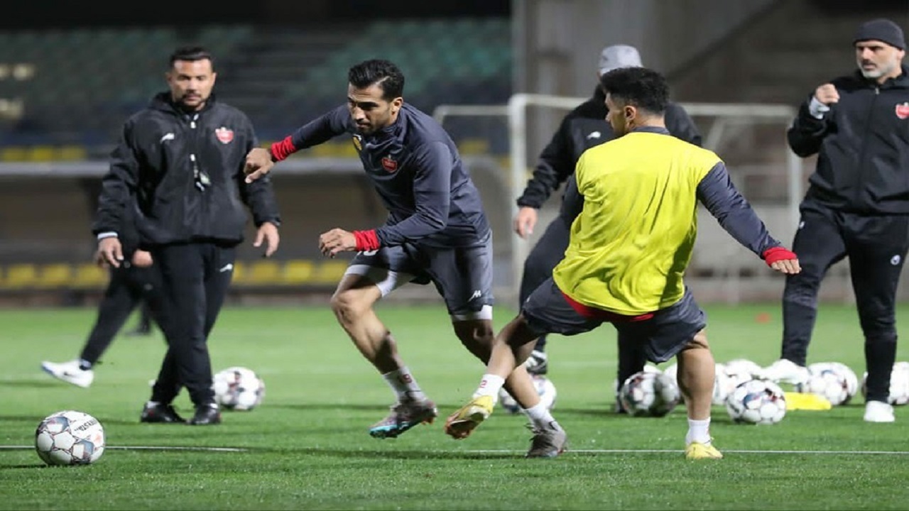 برگزاری تمرین پرسپولیس در غیاب سرمربی و ۶ ملی پوش