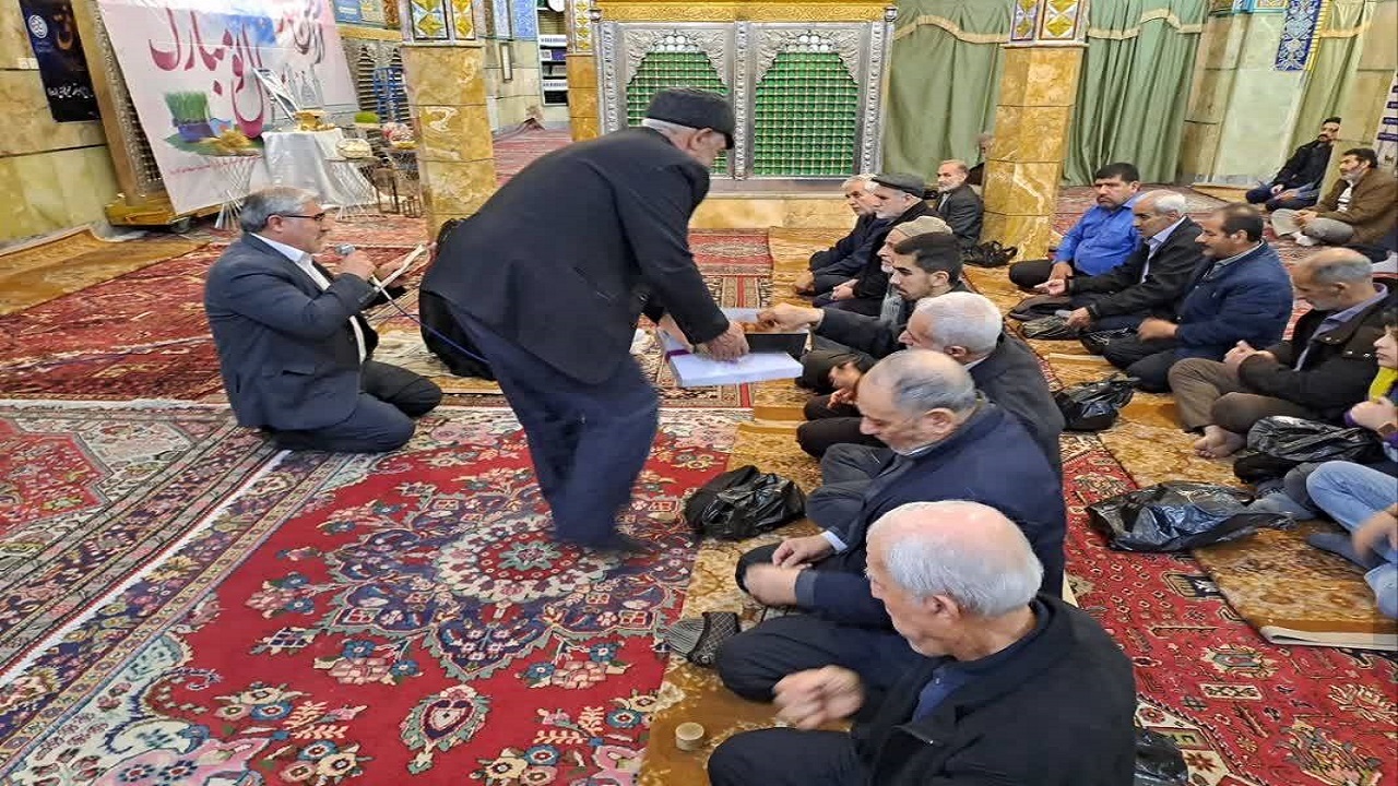 مراسم جشن میلاد امام حسن (ع) در امامزاده سید بهلول خوی + تصاویر