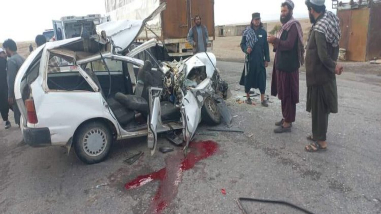 ۹ کشته و زخمی بر اثر حادثه ترافیکی در ولایت فراه