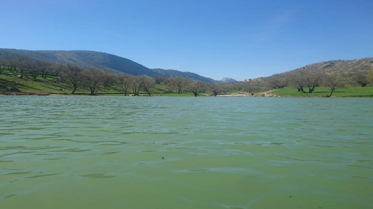 نمایی از طبیعت بهاری روستای جوزار بکش استان فارس