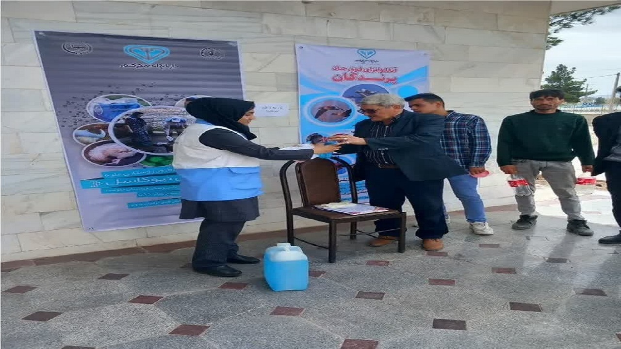 ۶ هزار دز واکسن نیوکاسل توزیع شد