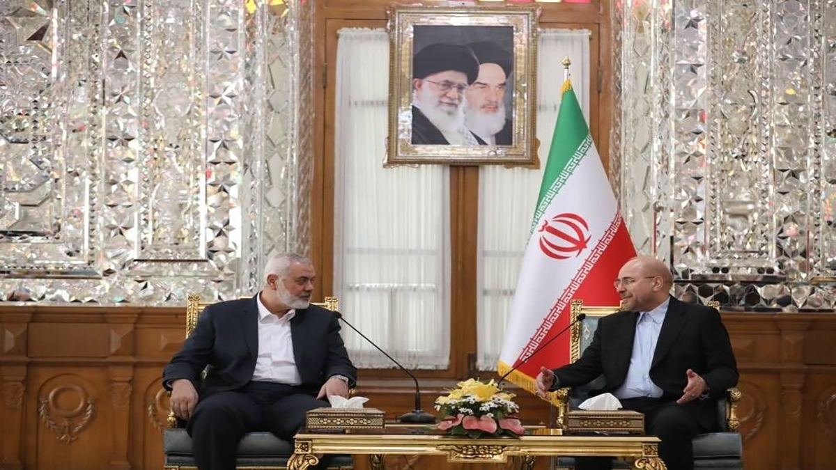 استقبال وزیر امور خارجه از اسماعیل هنیه