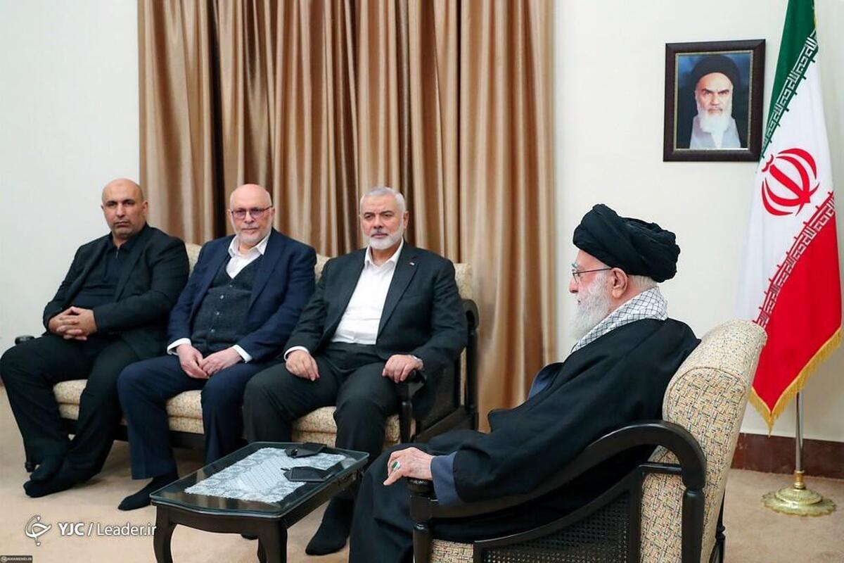 دیدار دبیرکل جنبش جهاد اسلامی فلسطین و هیئت همراه با رهبر انقلاب