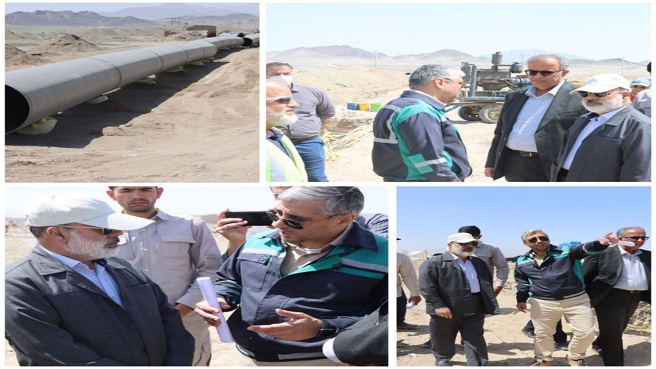 بازدید استاندار سیستان و بلوچستان از طرح تامین آب شهر زاهدان