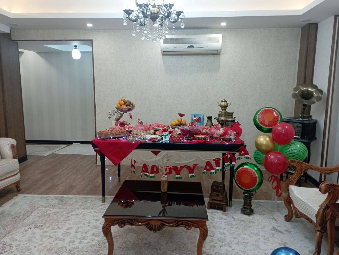 میز یلدایی در ماهدشت