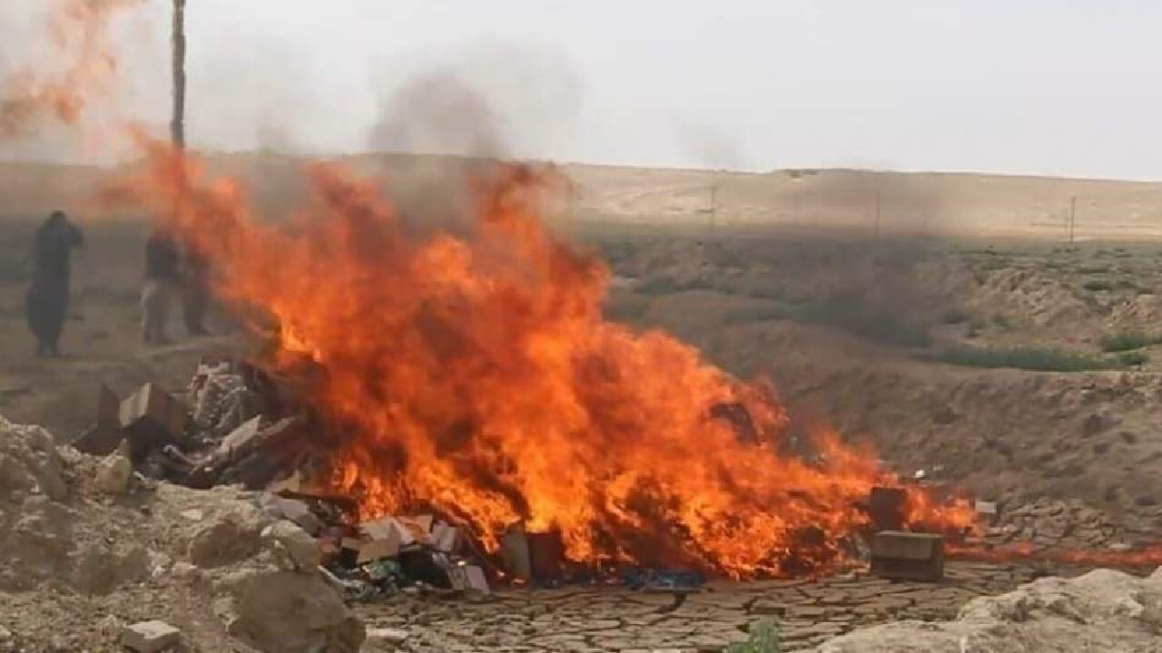 حریق اجناس تاریخ گذشته در دایکندی