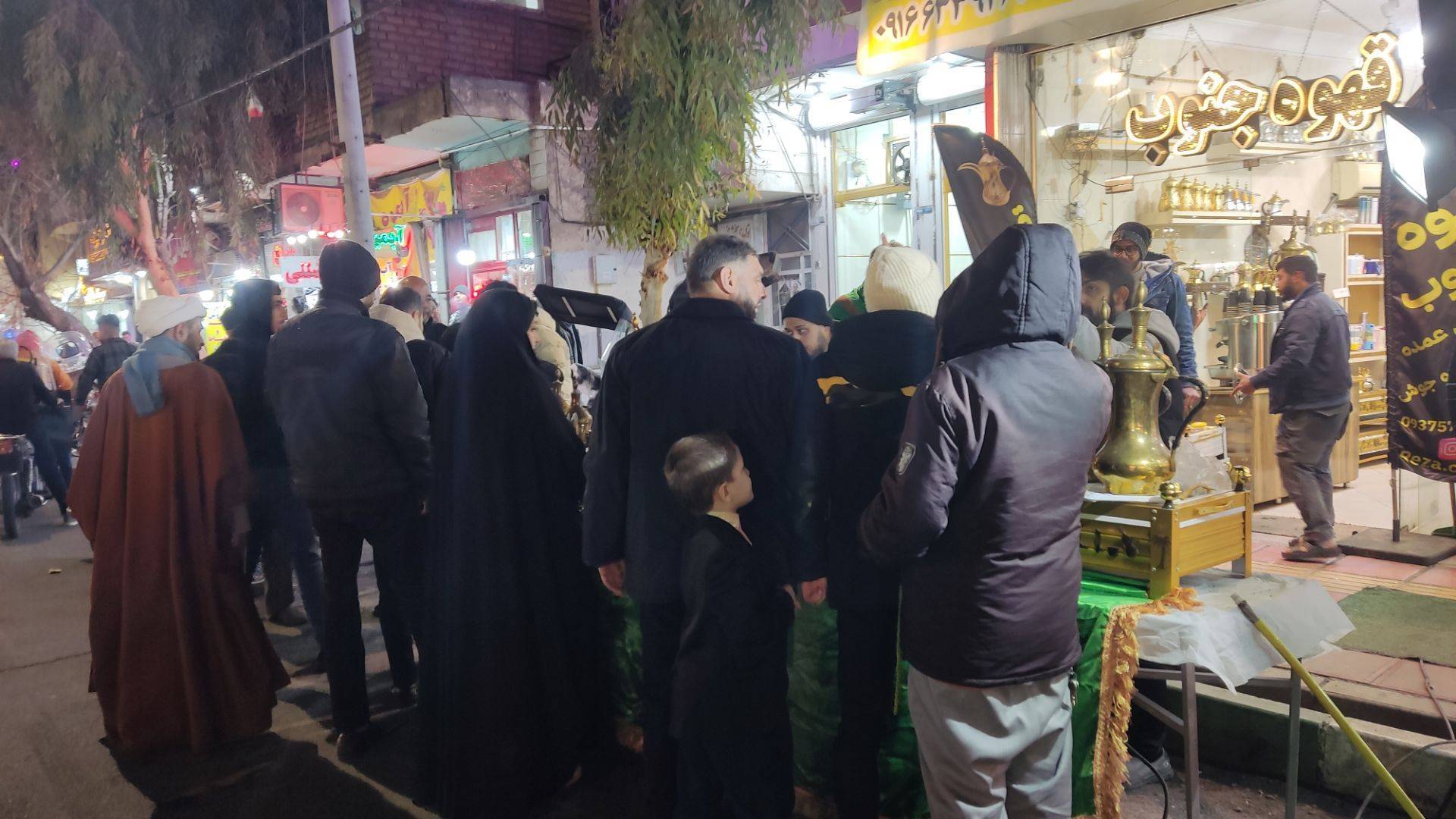 مراسم سلیمانی در محله شهر قم