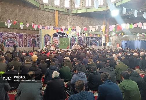برگزاری مراسم گرامیداشت مقام والای شهید سلیمانی در دورود+تصاویر