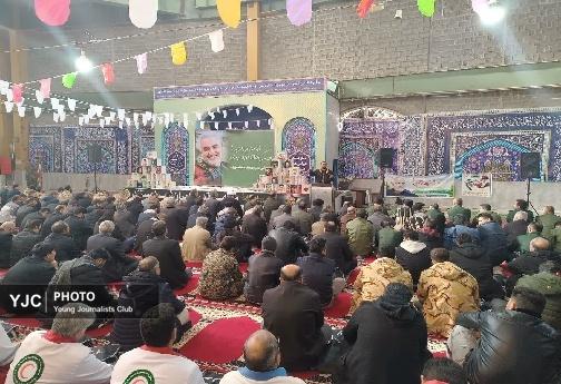 برگزاری مراسم گرامیداشت مقام والای شهید سلیمانی در دورود+تصاویر