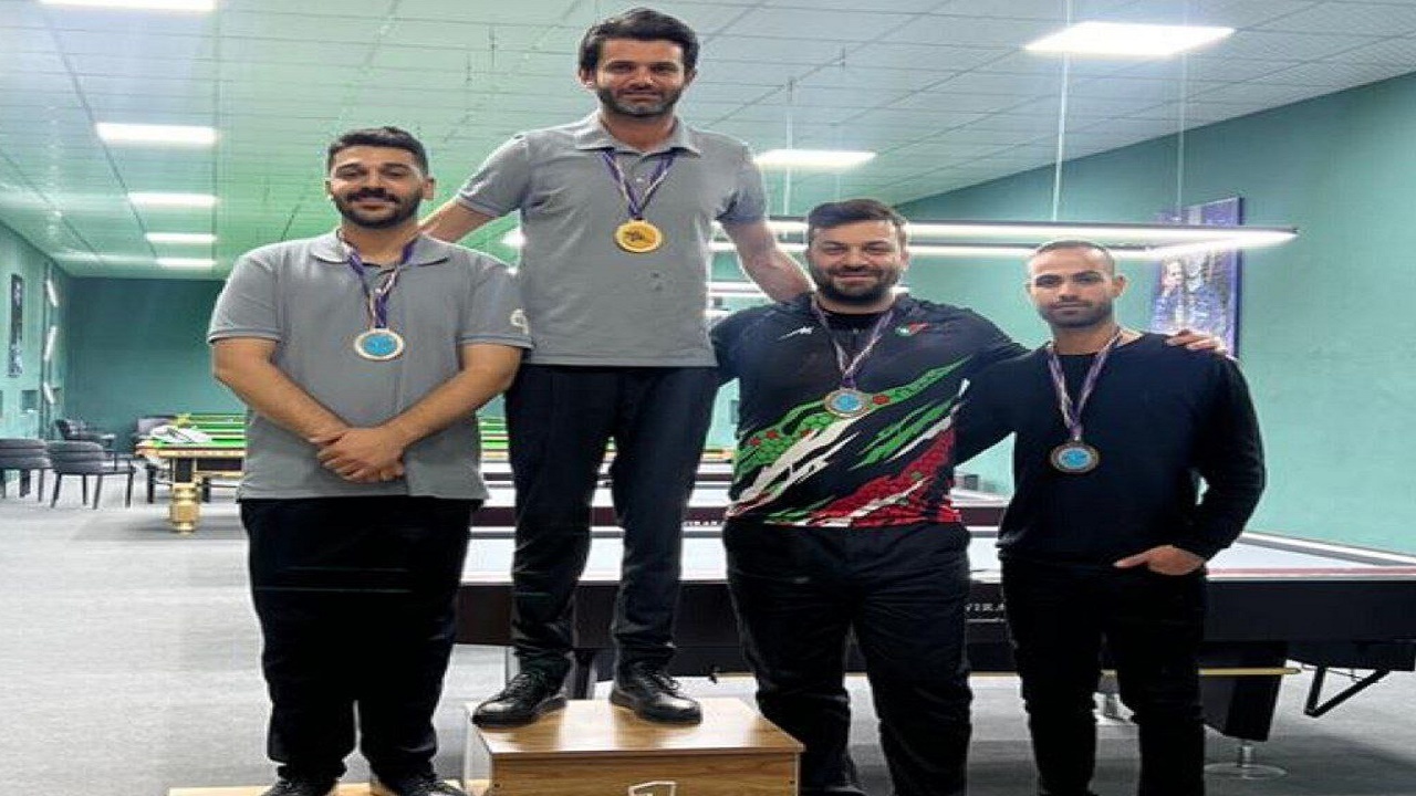 صادق پور قهرمان پاکت بیلیارد مازندران شد