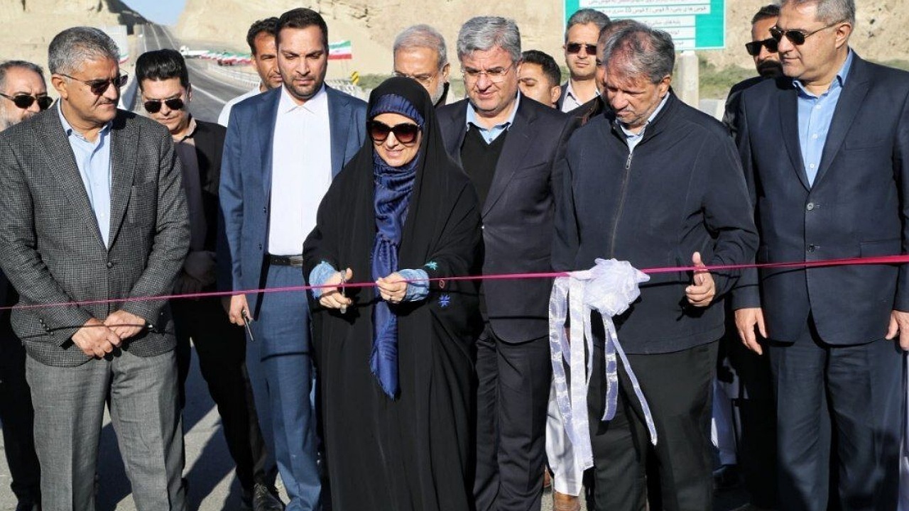 ۴۵ کیلومتر کریدور بزرگراهی نوار ساحلی جنوب کشور در منطقه مکران به بهره برداری رسید 
