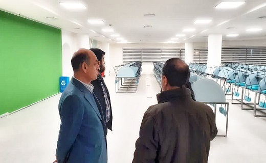 بازدید استاندار گیلان از ساختمان کتابخانه مرکزی رشت