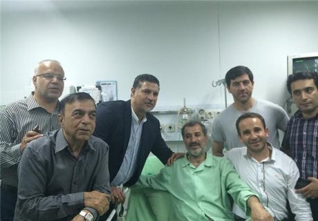 عیادت علی دایی از محمد مایلی کهن