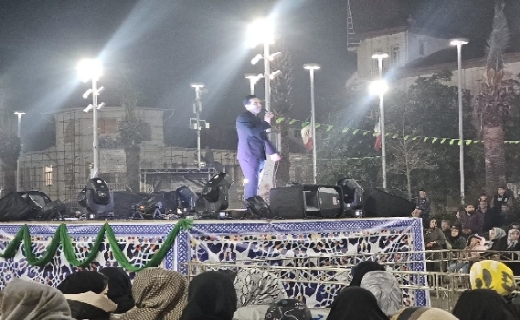 جشن میلاد امام علی (ع) در میدان شهدای ذهاب رشت + تصاویر