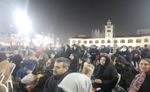 جشن میلاد امام علی (ع) در میدان شهدای ذهاب رشت + تصاویر