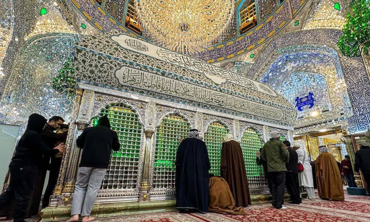 حال و هوای حرم امام علی در روز ولادت حال و هوای حرم امام علی در روز ولادت