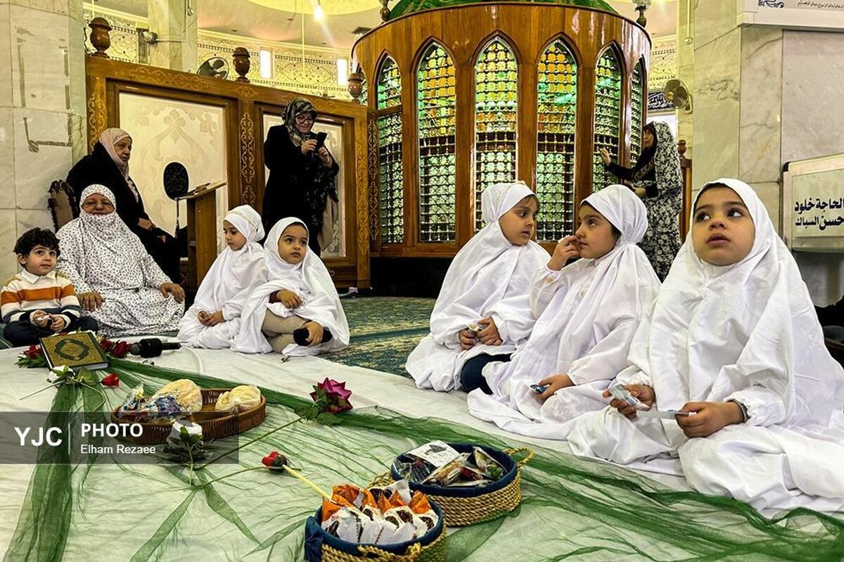 مراسم اعتکاف در مسجد حنانه نجف