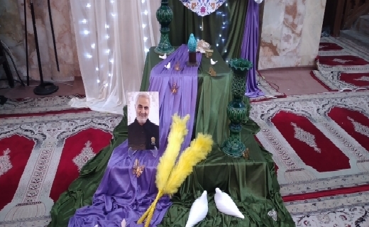 مراسم معنوی اعتکاف در مصلی رشت +تصاویر
