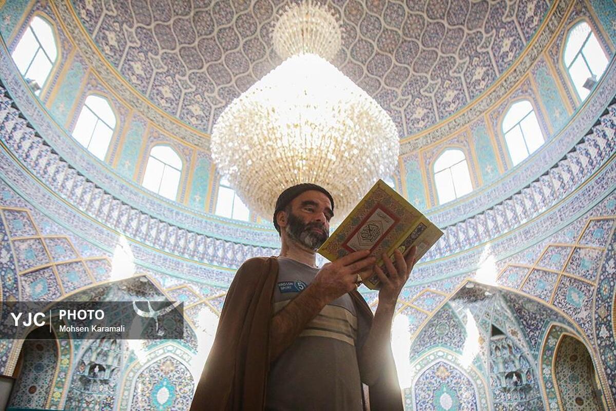 مراسم معنوی اعتکاف در استان‌ها