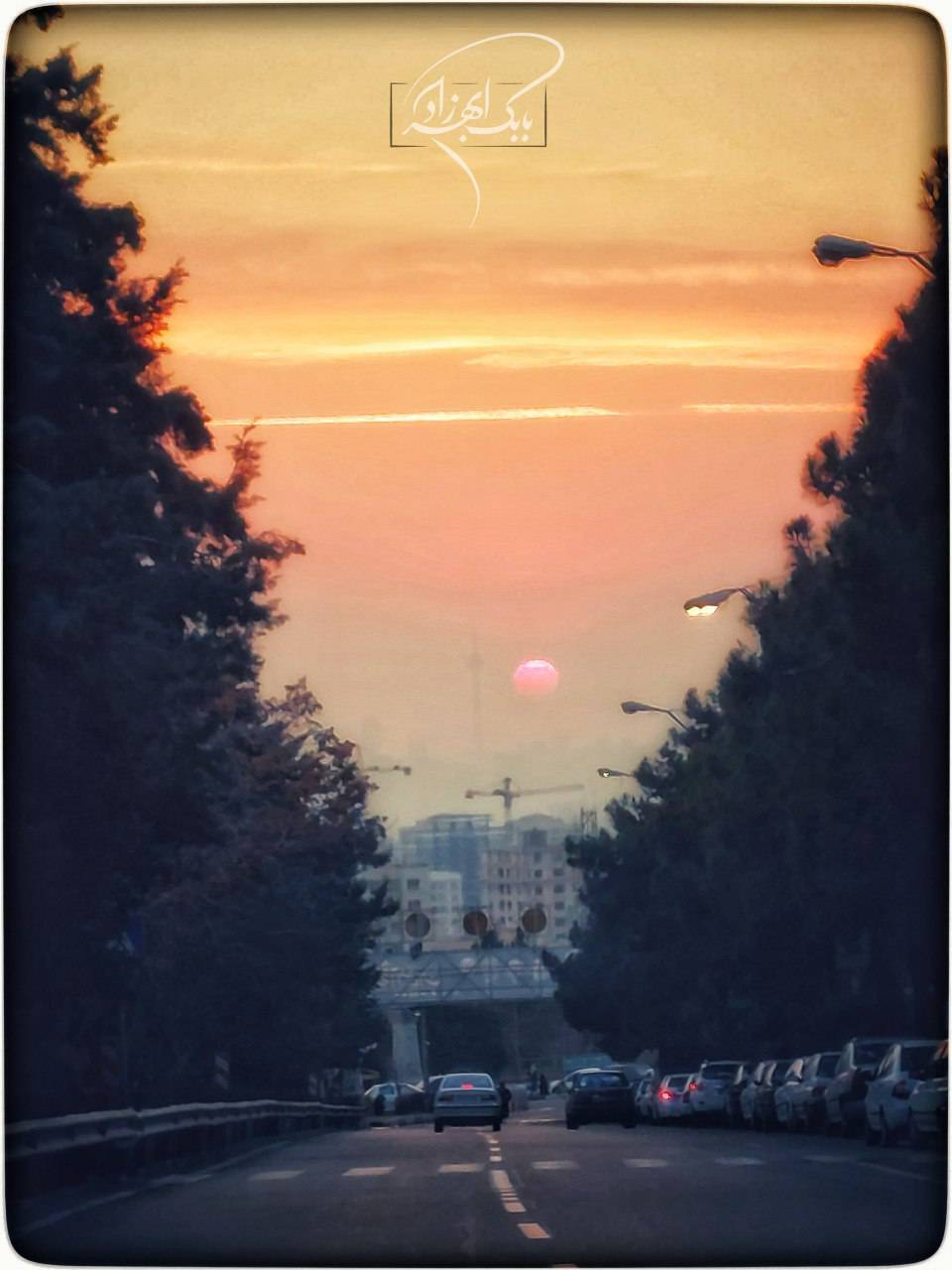 دورنمایی از آلودگی هوا در محله محلاتی تهران