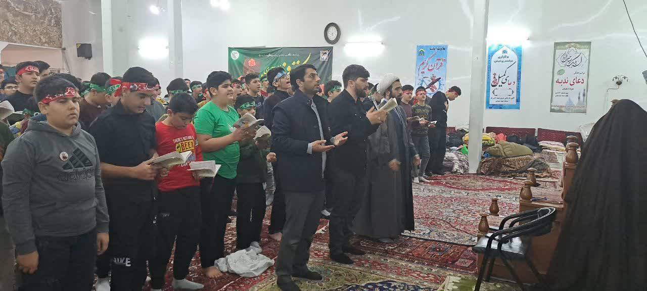 حضور مسئولان شهری در مراسم اعتکاف