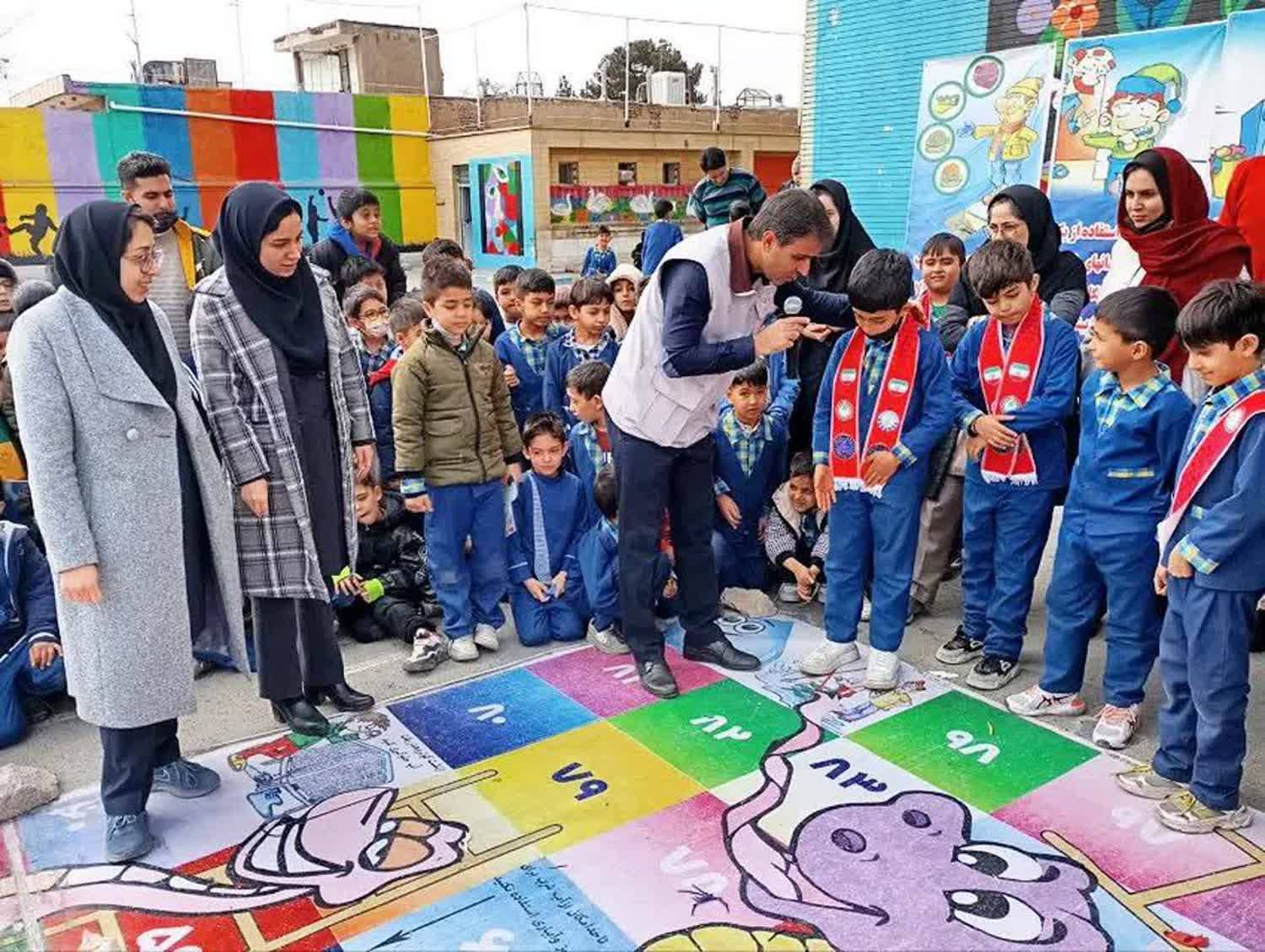 دانش آموزان مدرسه حامیان آب شدند