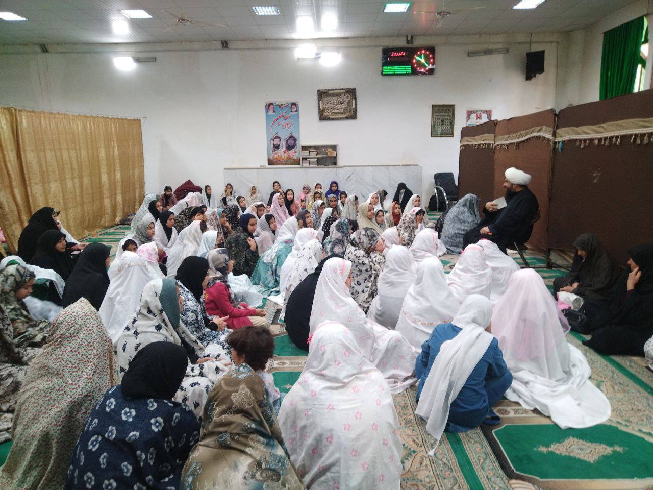 حضور با شکوه معتکفین انابدی در مراسم اعتکاف