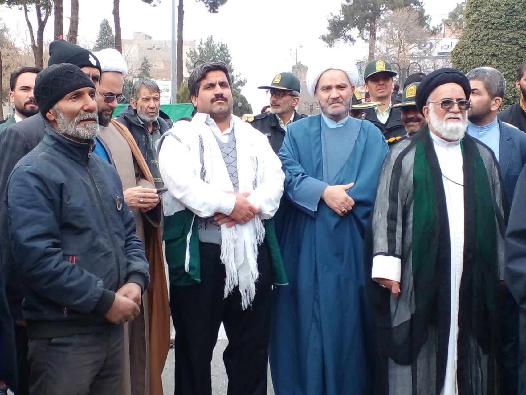 مراسم راهپیمایی در نیشابور