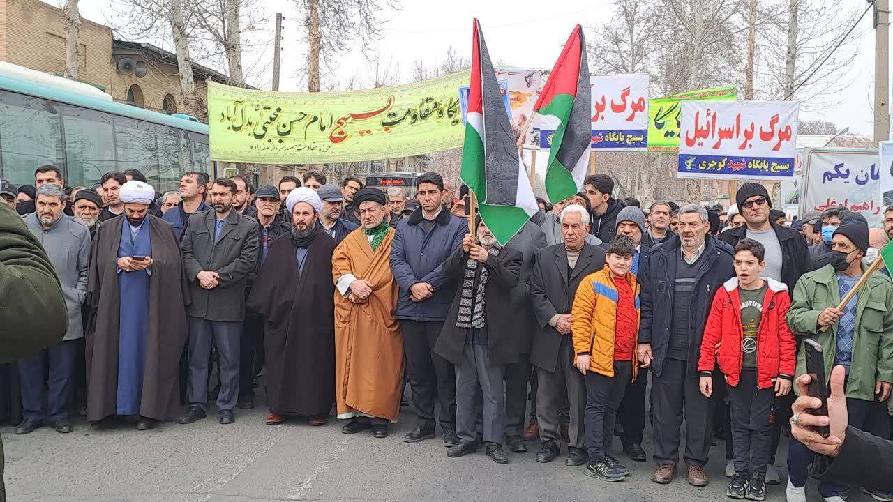 مراسم راهپیمایی در خوی مراسم راهپیمایی در خوی