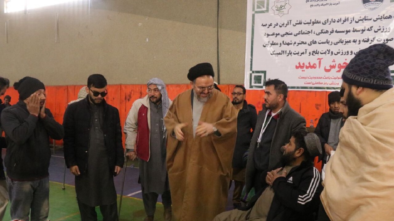 تقدیر از ورزشکاران پارالمپیک افغانستان در بلخ