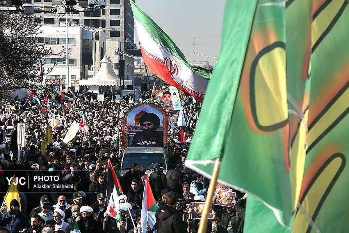 تشییع پیکر‌های مطهر حجج السلام شیخ محمد مقیسه و شیخ علی رازینی