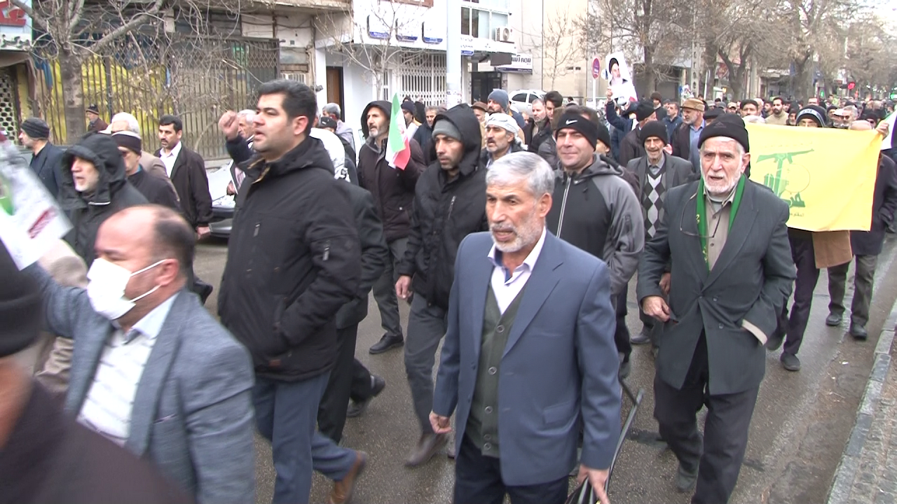 برگزاری راهپیمایی جمعه‌ خشم در همدان