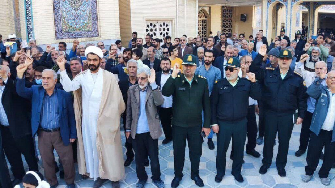 حماسه آفرینی لارستانی‌ها در مراسم یوم الله ۹ دی + عکس