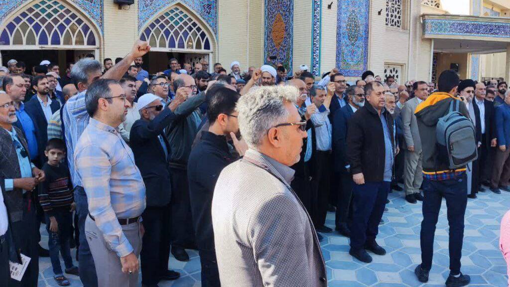 مراسم راهپیمایی 9 دی در لارستان