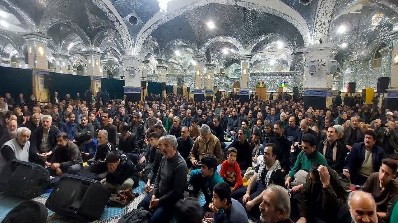 برگزاری مراسم شهادت حضرت سلطان علی (ع) در مشهد اردهال + فیلم