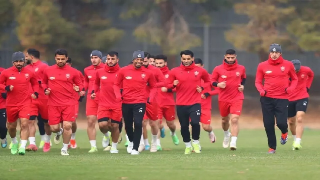 مصدومیت وحید امیری در تمرین پرسپولیس