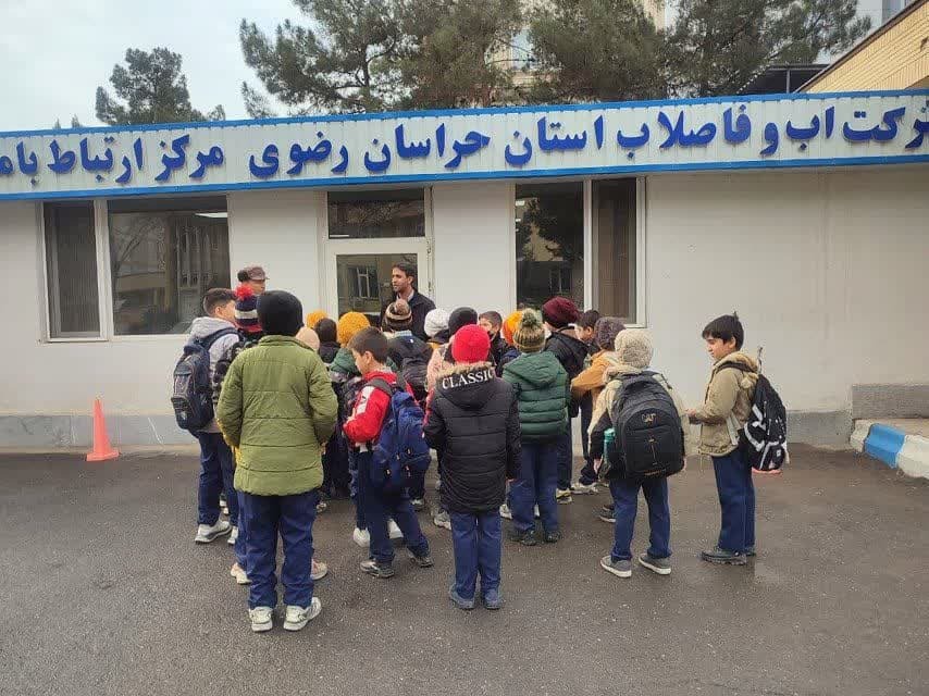 آشنایی دانش آموزان با مصرف بهینه آب