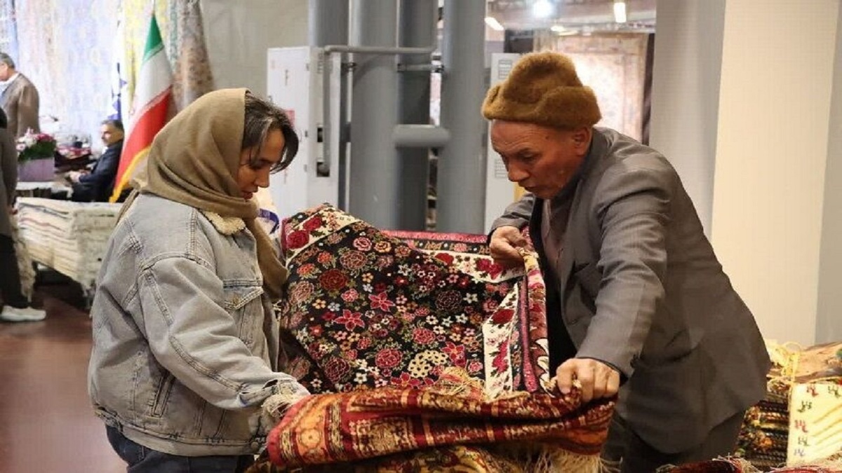 باشگاه خبرنگاران -چشم نوازی فرش مرزنشینان خراسان‌شمالی در نصف جهان