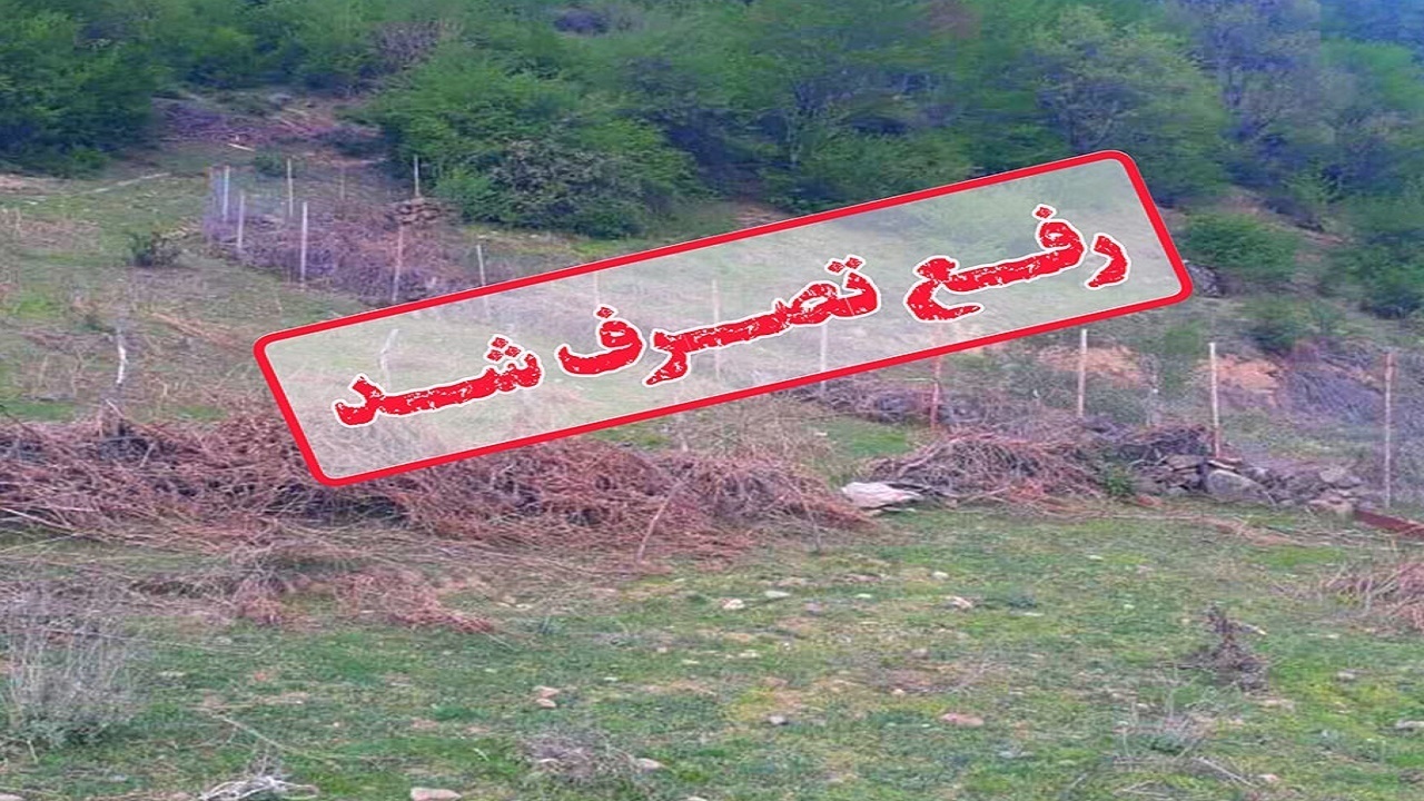 آزاد سازی اراضی ملی در منطقه بالادست شیخ موسی شهرستان بابل 
