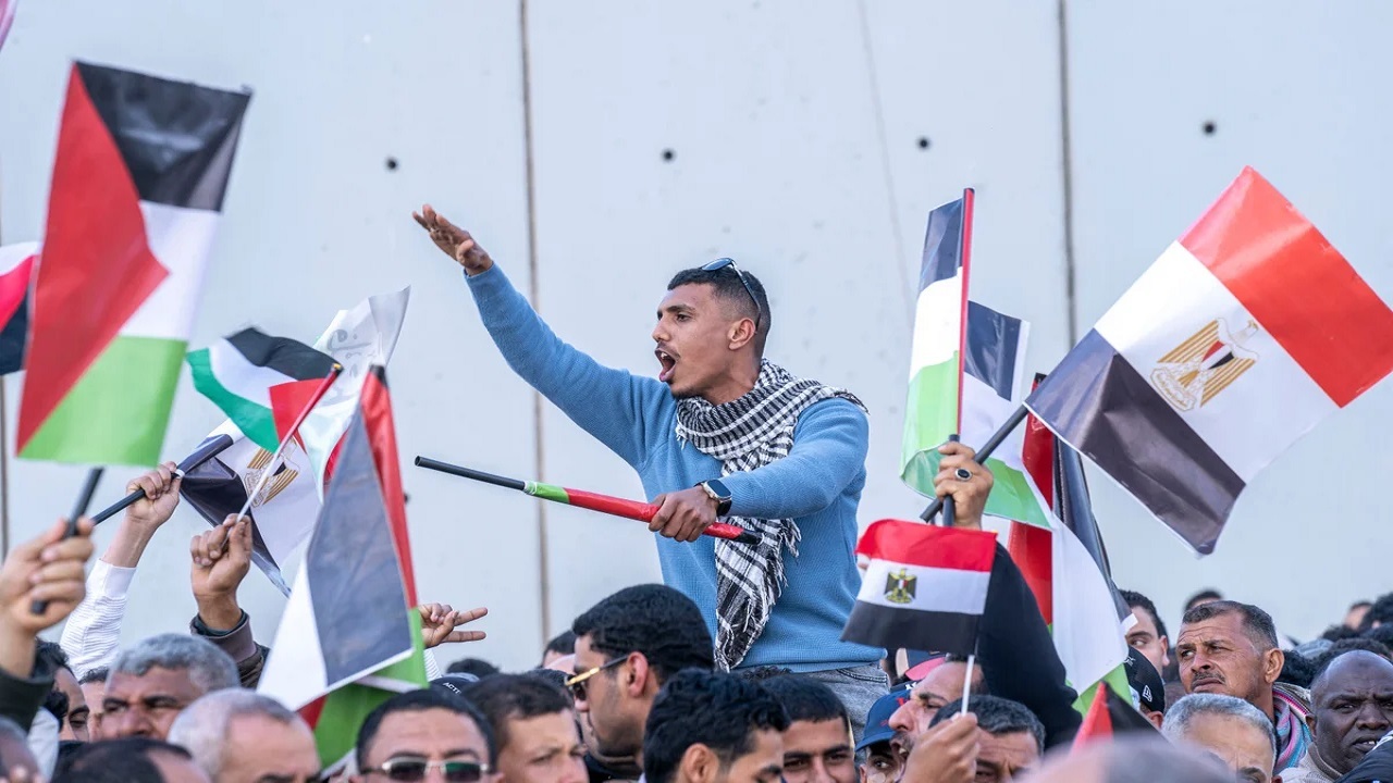 تظاهرات مصری‌ها ضد سخنان ترامپ