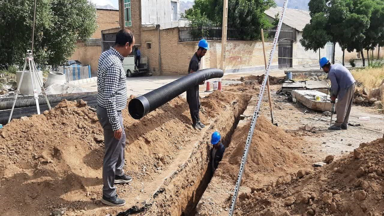 افتتاح دو طرح شبکه جمع‌آوری فاضلاب در چهارمحال و بختیاری