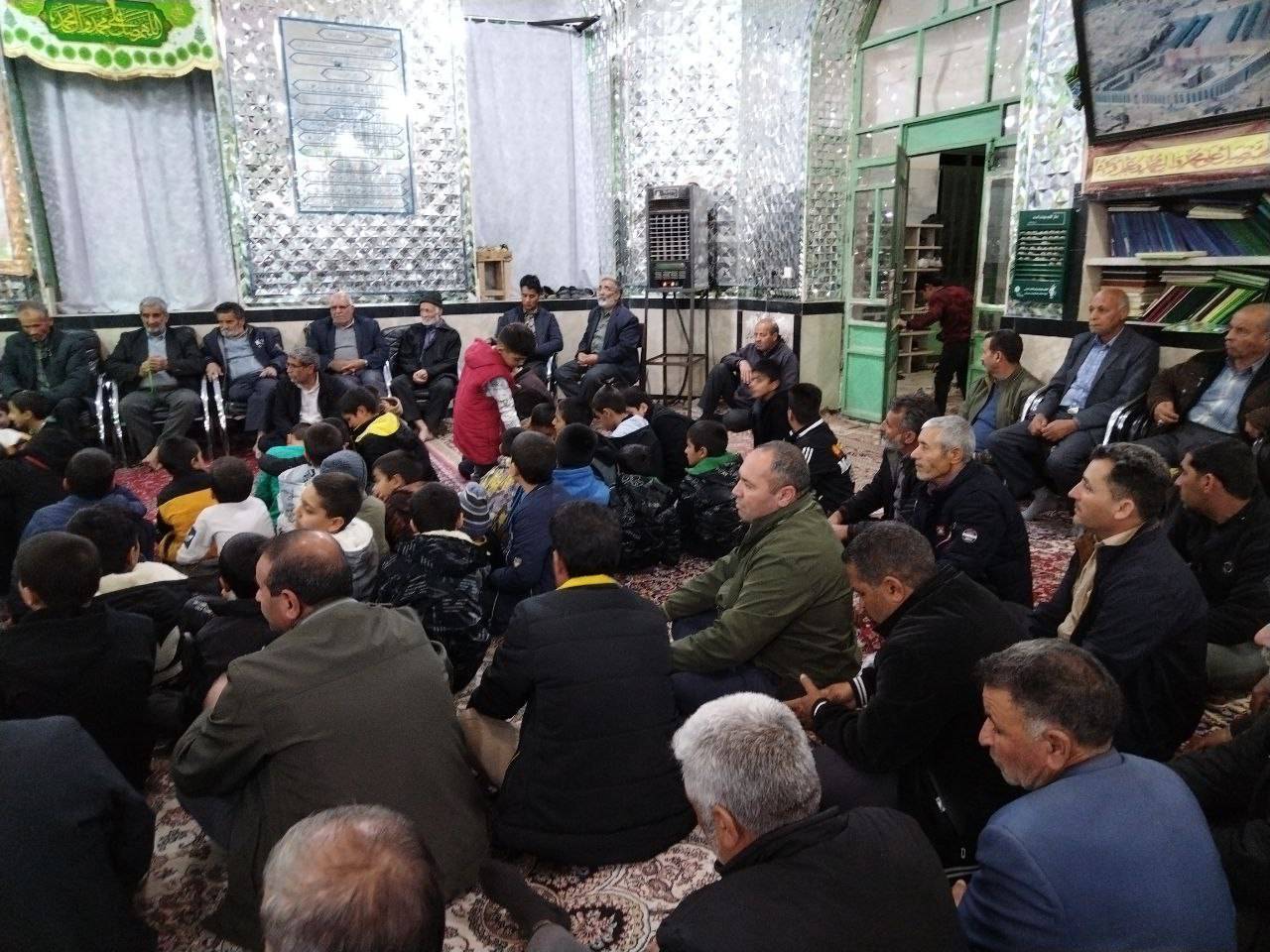 مراسم مراسم شادمانی در انابد به مناسبت نیمه شعبان