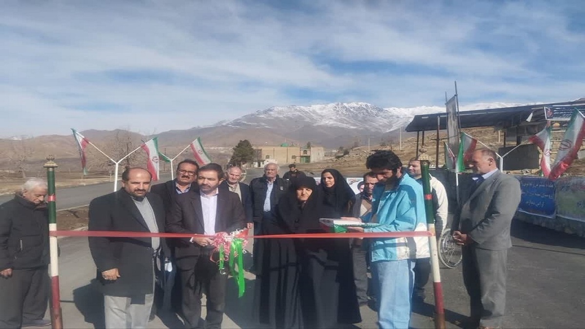 باشگاه خبرنگاران -بهره برداری از فاز دوم پروژه بهسازی روستای آرتیمان تویسرکان