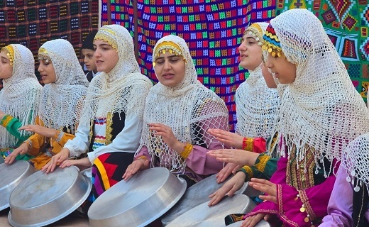 تصاویری از نکوداشت ثبت جهانی روستای چادرشب&zwnj;بافی
