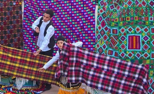 تصاویری از نکوداشت ثبت جهانی روستای چادرشب&zwnj;بافی