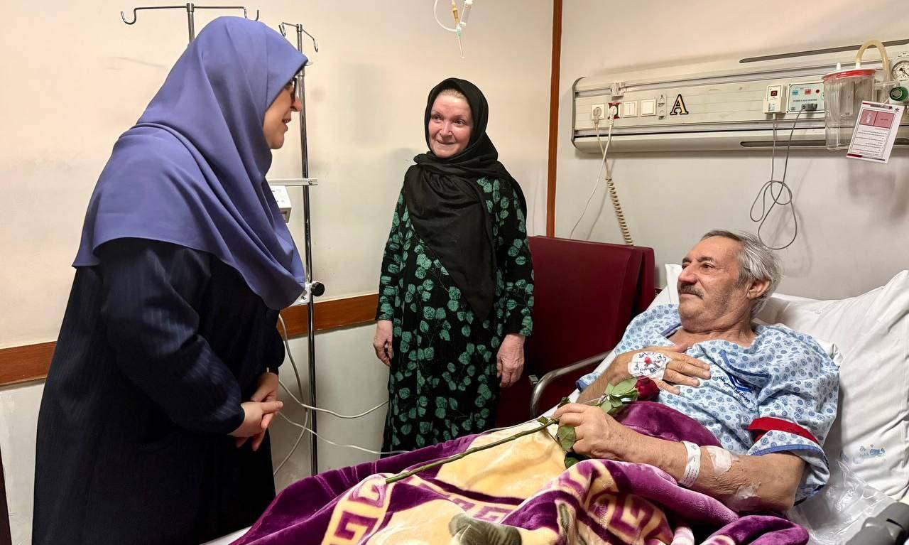 عیادت سخنگوی دولت از جانبازان دفاع مقدس