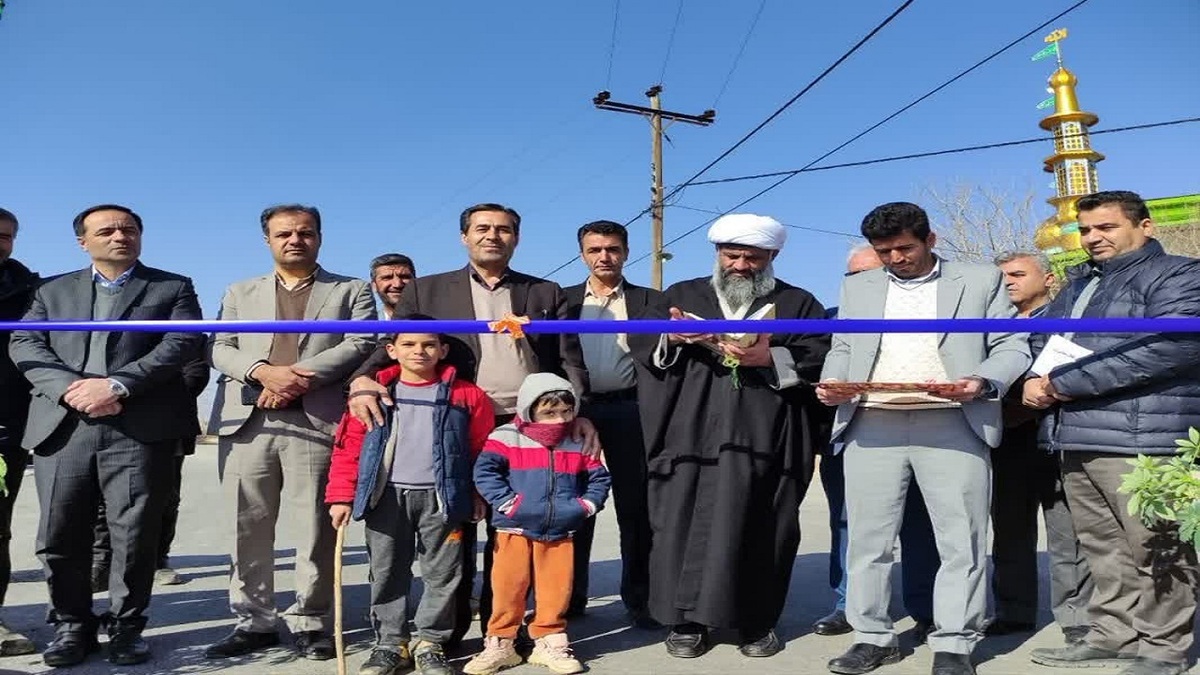 باشگاه خبرنگاران -افتتاح پروژه بهسازی و آسفالت روستای حسن آباد شهرستان رزن در دهه فجر